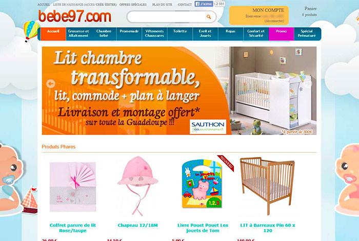 visuel du site bébé97.com